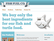 Tablet Screenshot of fishfuelco.com.au